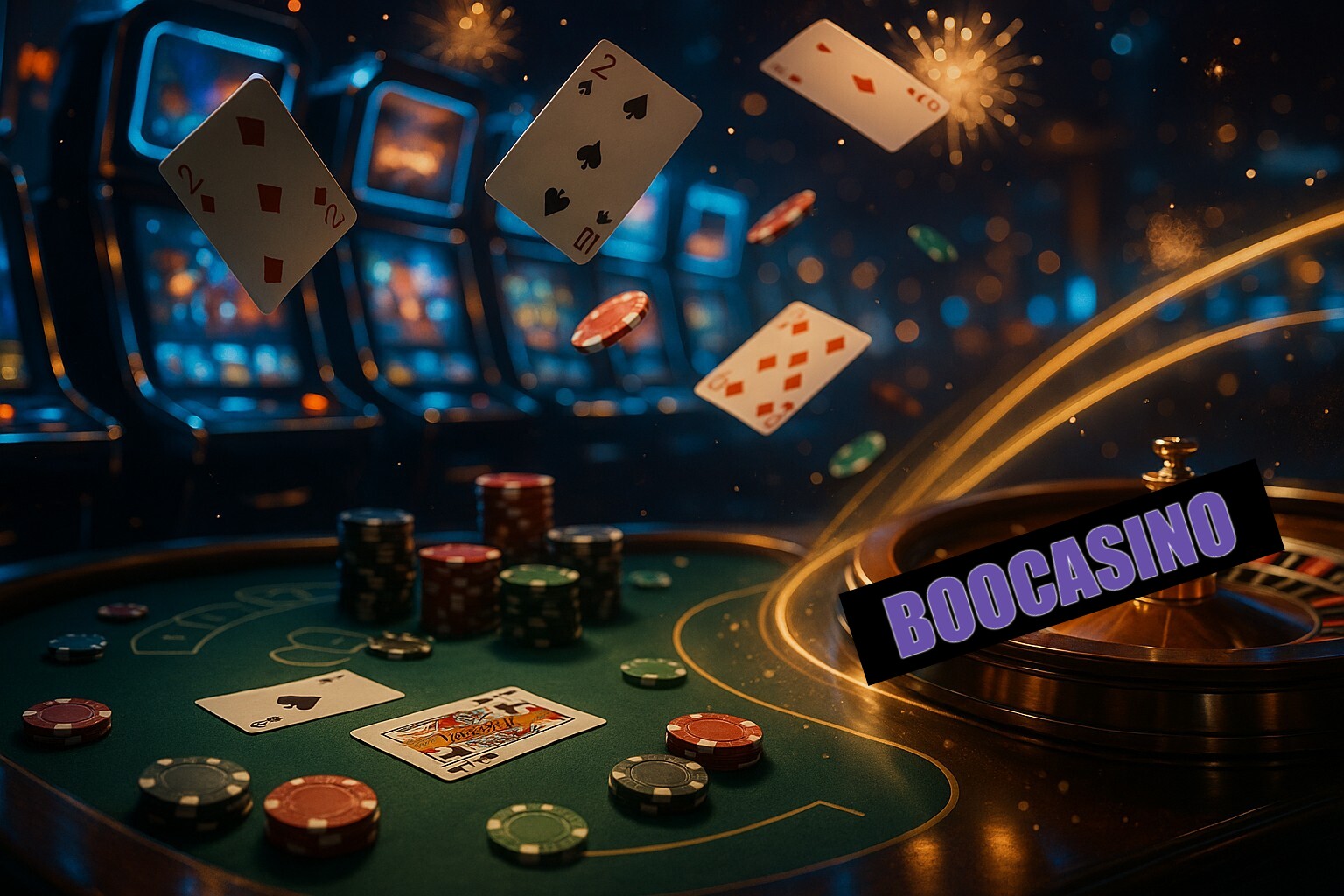 Jogos emocionantes no BOOCASINO