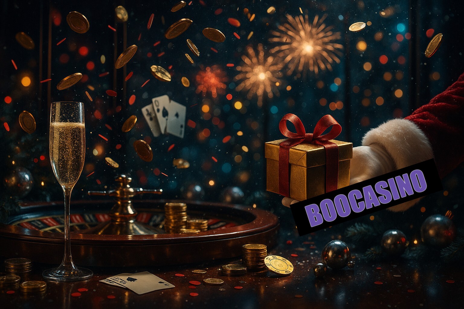Promoções de Ano Novo no BOOCASINO